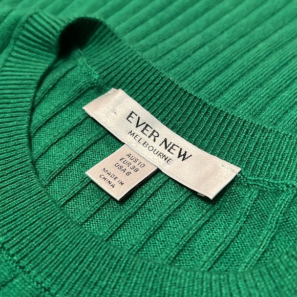 Ever New Emerald Ribbed Midi Dress - Picture 6 of 7